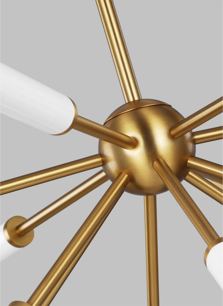 Visual Comfort Studio Monroe KSC10612BBSGW Chandelier Light - Burnished Brass