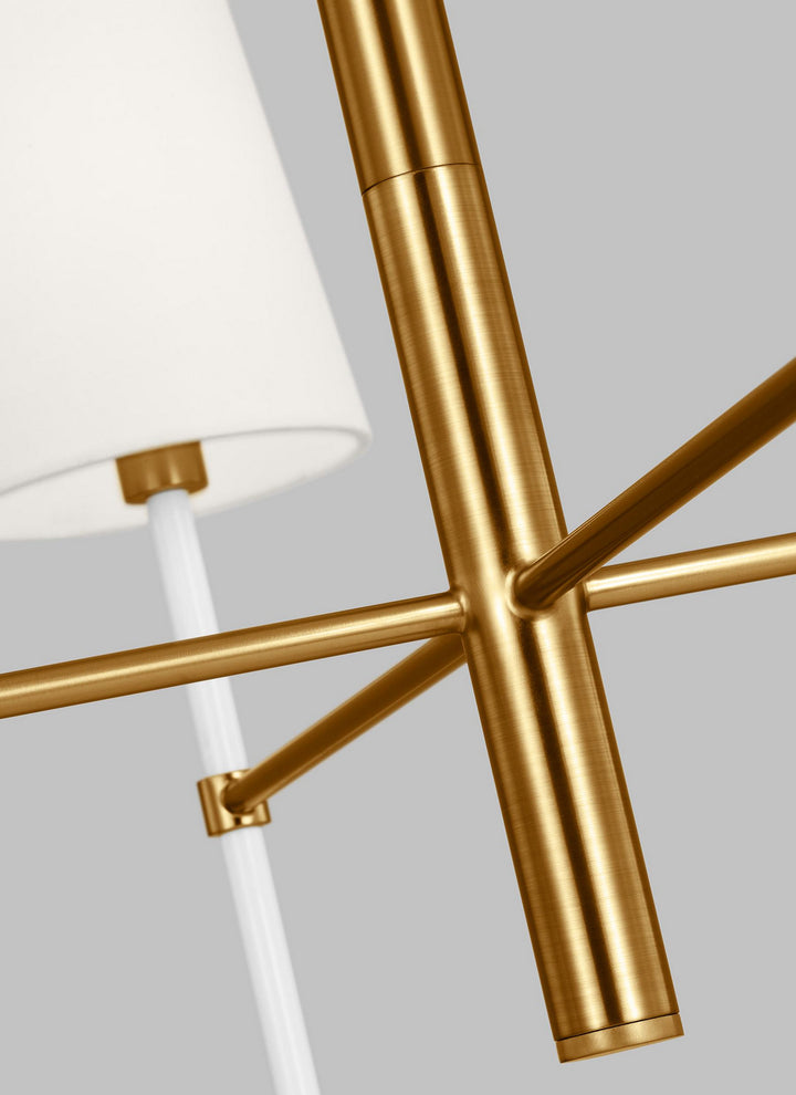 Visual Comfort Studio Monroe KSC1074BBSGW Chandelier Light - Burnished Brass