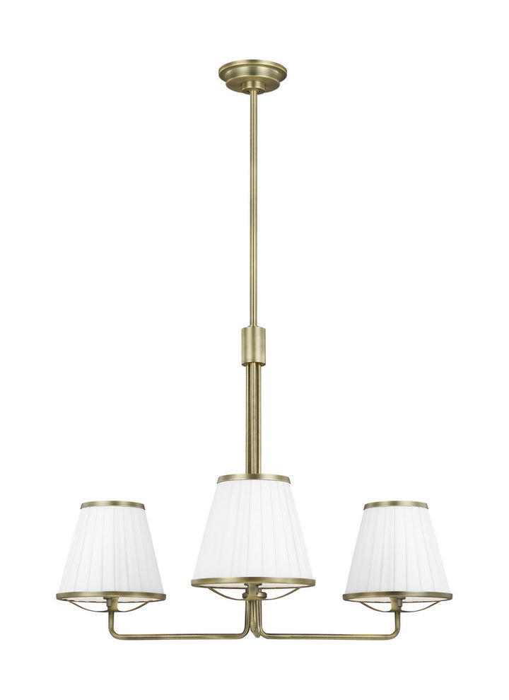 Visual Comfort Studio Esther LC1173TWB Chandelier Light - Time Worn Brass