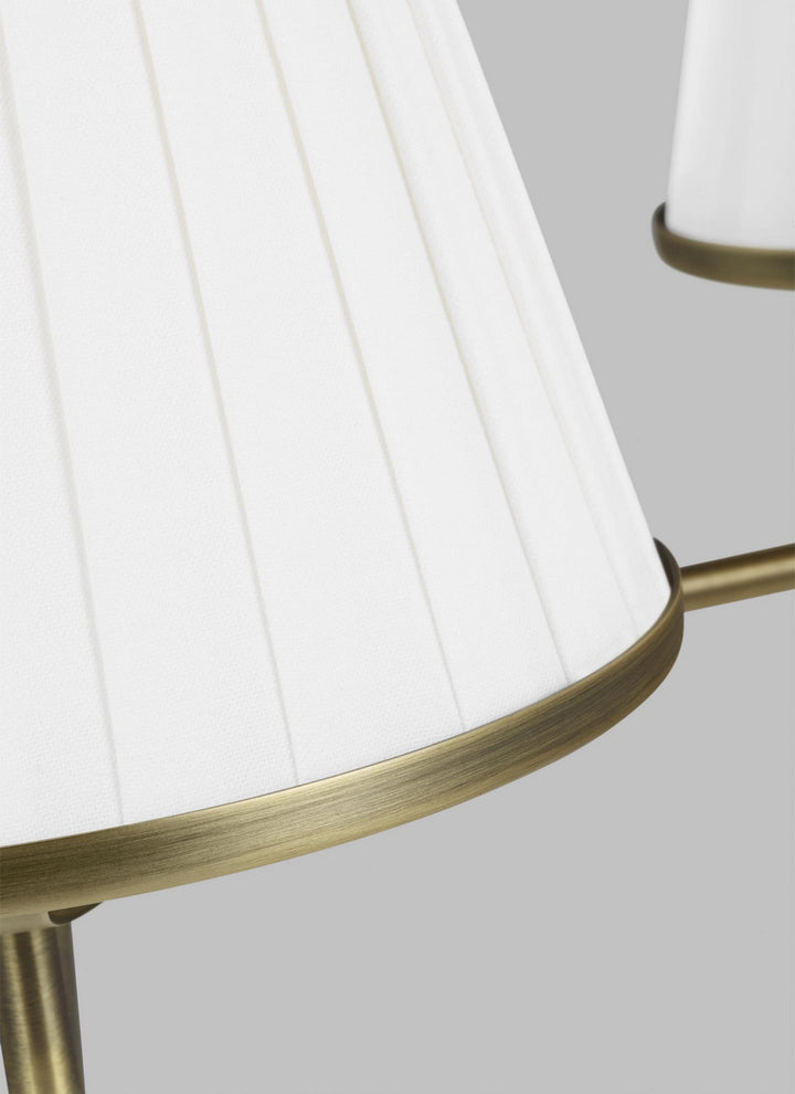 Visual Comfort Studio Esther LC1173TWB Chandelier Light - Time Worn Brass