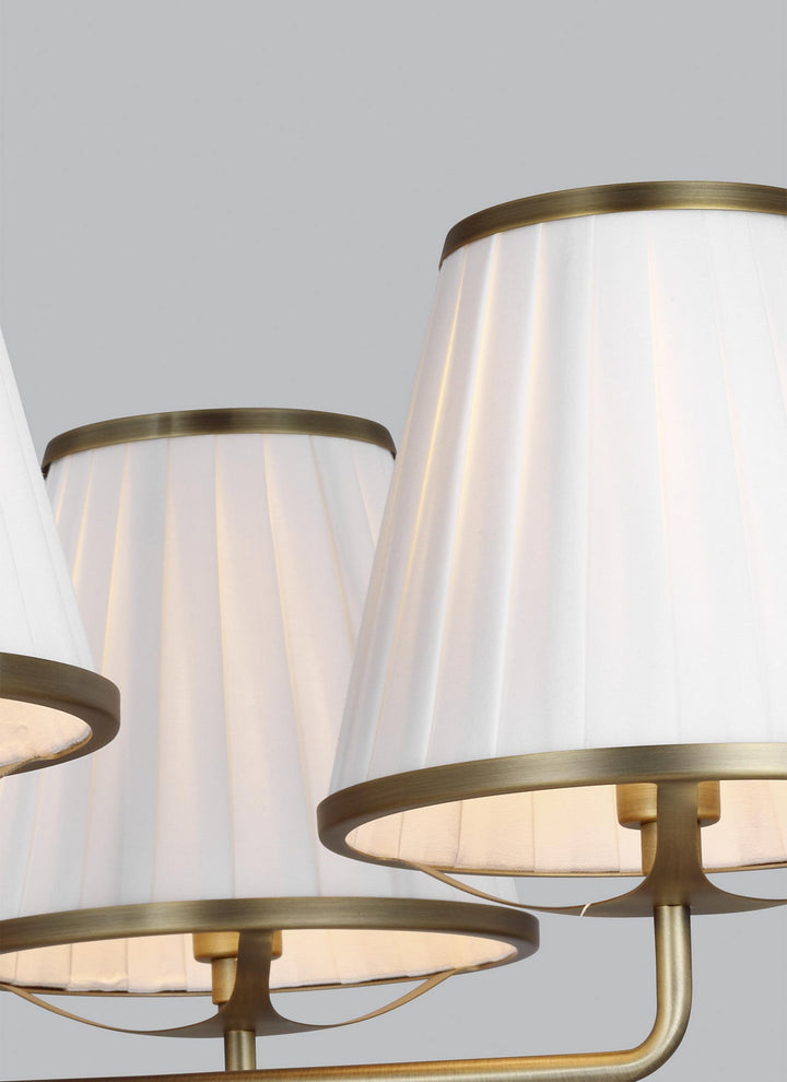 Visual Comfort Studio Esther LC1185TWB Chandelier Light - Time Worn Brass