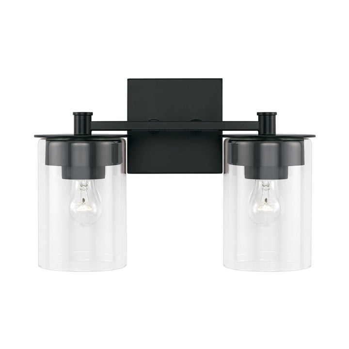 Capital Mason 146821MB-532 Bath Vanity Light 14 in. wide - Matte Black