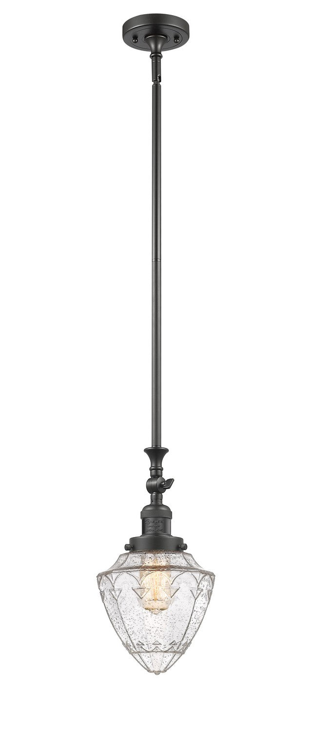 Innovations Franklin Restoration 206-OB-G664-7-LED Pendant Light - Oil Rubbed Bronze