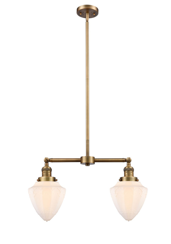 Innovations Franklin Restoration 209-BB-G661-7 Chandelier Light - Brushed Brass