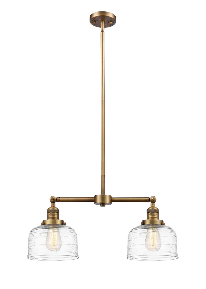 Innovations Franklin Restoration 209-BB-G713 Chandelier Light - Brushed Brass