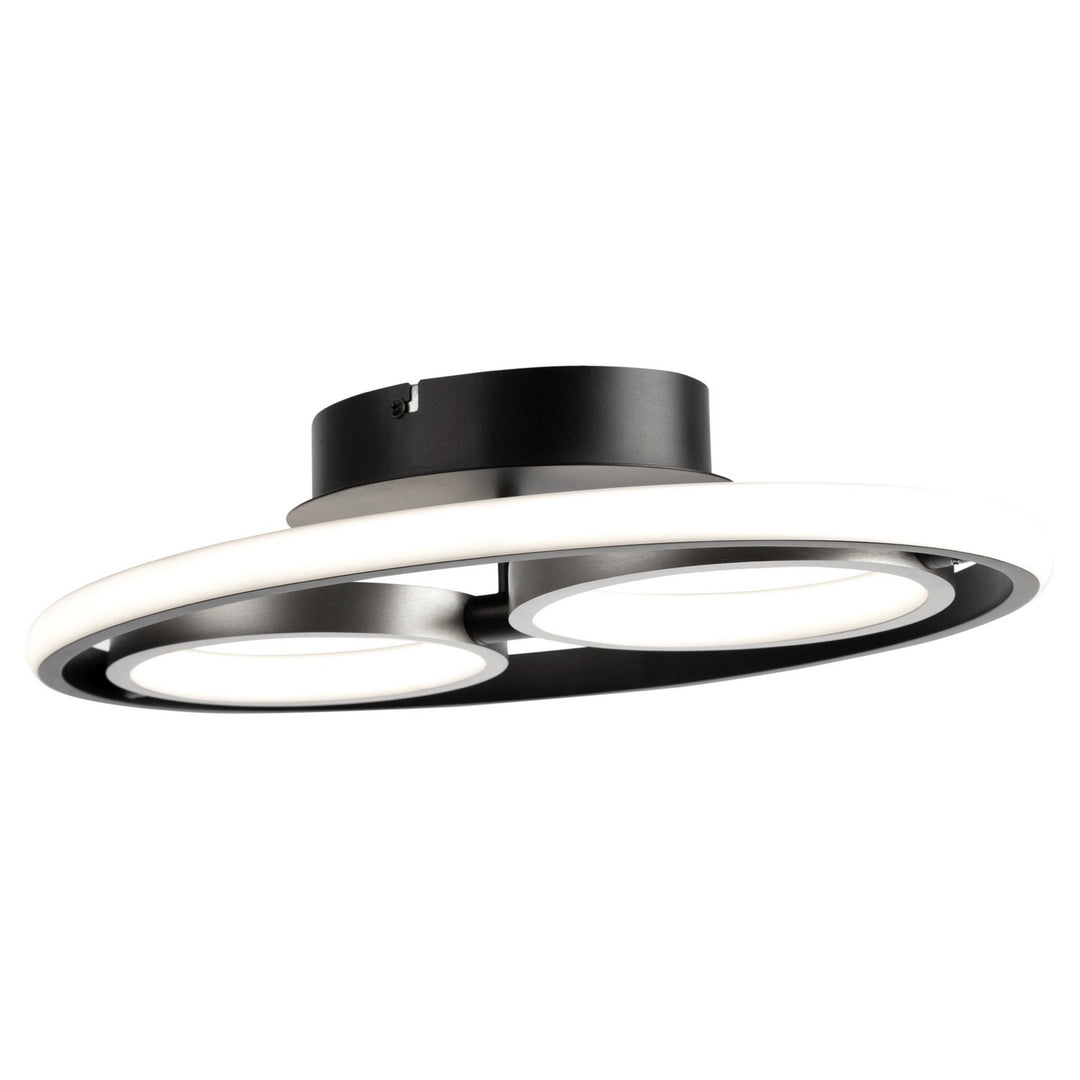 Artcraft Gemini AC6672NB Ceiling Light - Black, Nickel