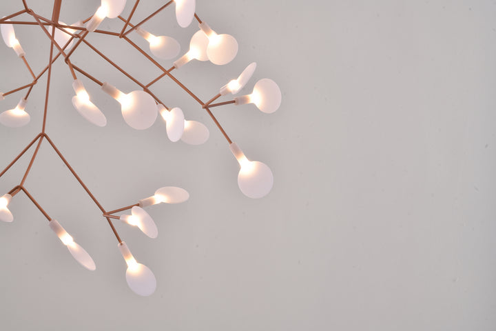 Bethel International DLS61C28CO Chandelier Light - Matte Copper