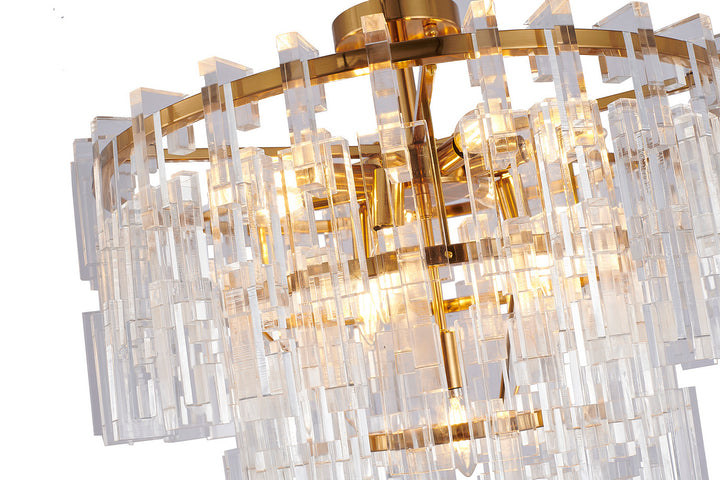 Bethel International LX54L Chandelier Light - Antique Bronze