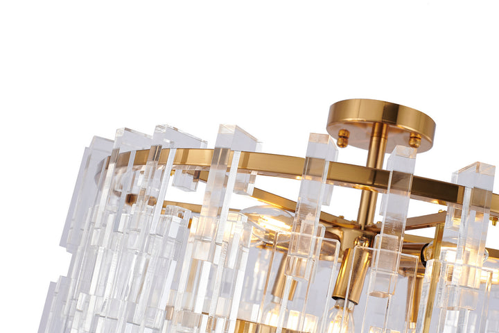 Bethel International LX54L Chandelier Light - Antique Bronze