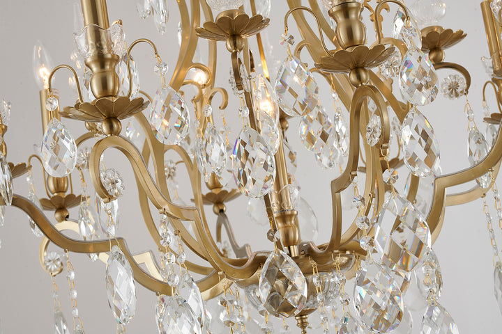 Bethel International BET65XL-AB Chandelier Light - Antique Brass