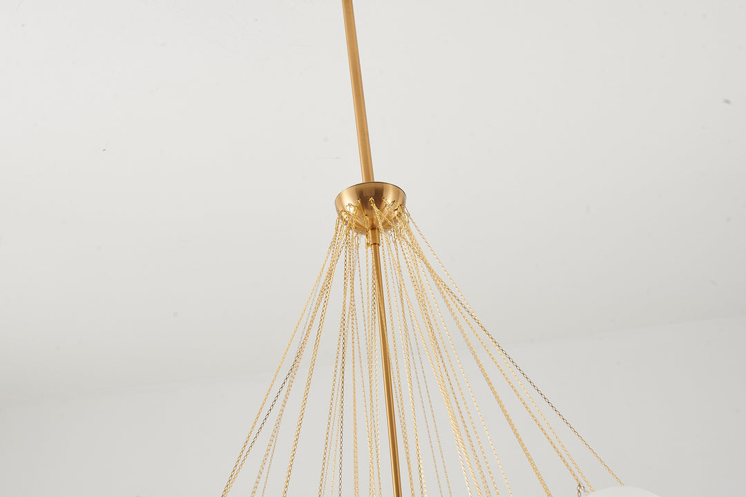 Bethel International LA34C31CO Chandelier Light - Gold