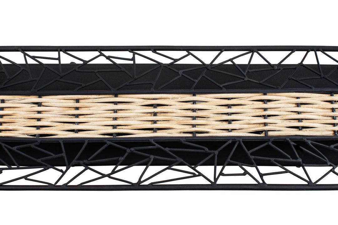 Varaluz Cayman 362B04BL Bath Vanity Light 32 in. wide - Black