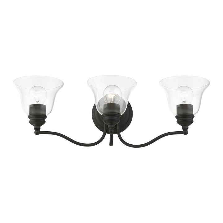 Livex Moreland 16933-04 Bath Vanity Light 24 in. wide - Black