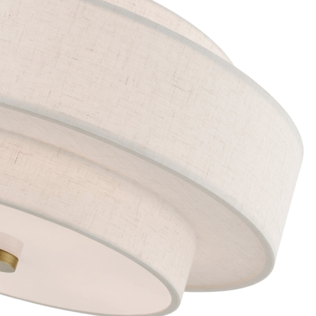 Livex Monroe 52137-01 Pendant Light - Antique Brass