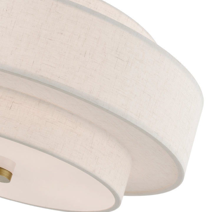 Livex Monroe 52137-01 Pendant Light - Antique Brass