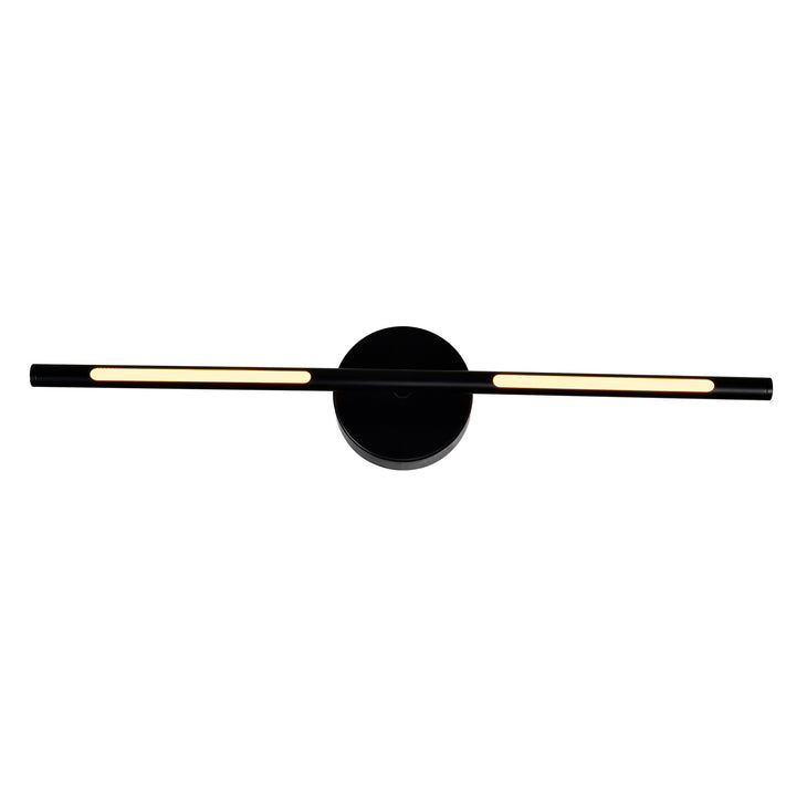CWI Oskil 1375w24-1-101 Wall Sconce Light - Black