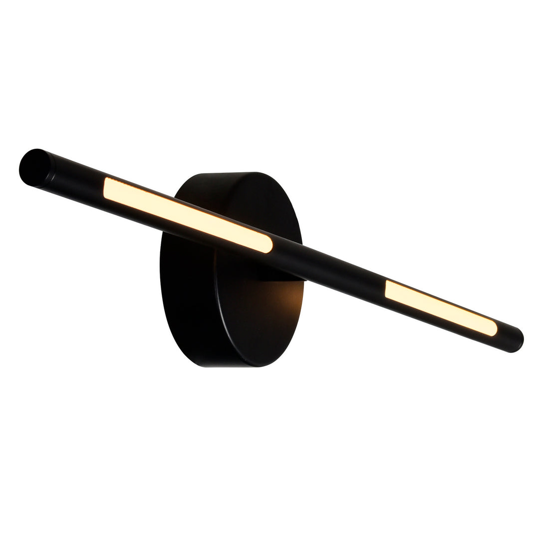 CWI Oskil 1375w24-1-101 Wall Sconce Light - Black