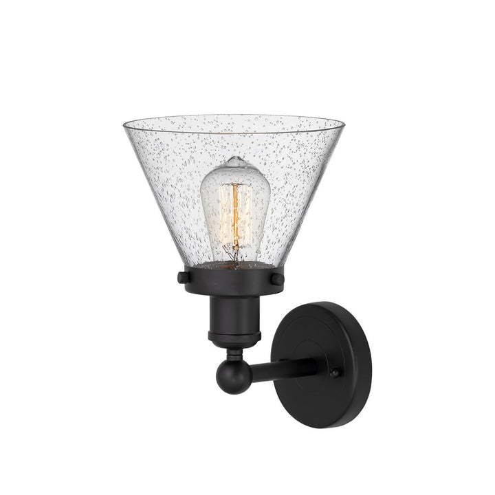 Innovations Edison 616-1W-BK-G44 Wall Sconce Light - Matte Black