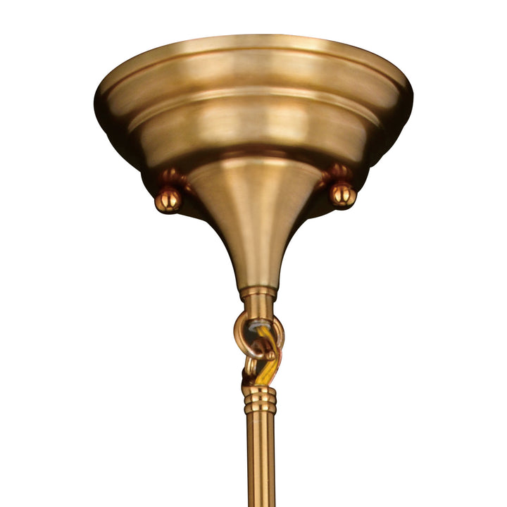 Vaxcel Huntley P0374 Pendant Light - Natural Brass