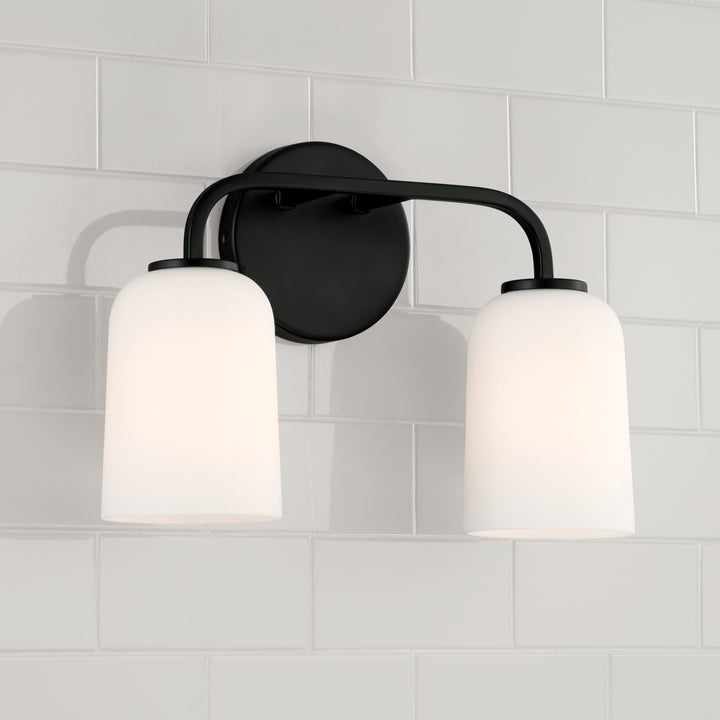 Capital Lawson 148821MB-542 Bath Vanity Light 14 in. wide - Matte Black