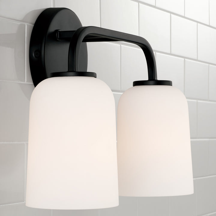 Capital Lawson 148821MB-542 Bath Vanity Light 14 in. wide - Matte Black