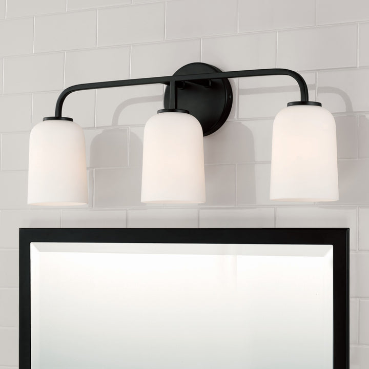 Capital Lawson 148831MB-542 Bath Vanity Light 24 in. wide - Matte Black