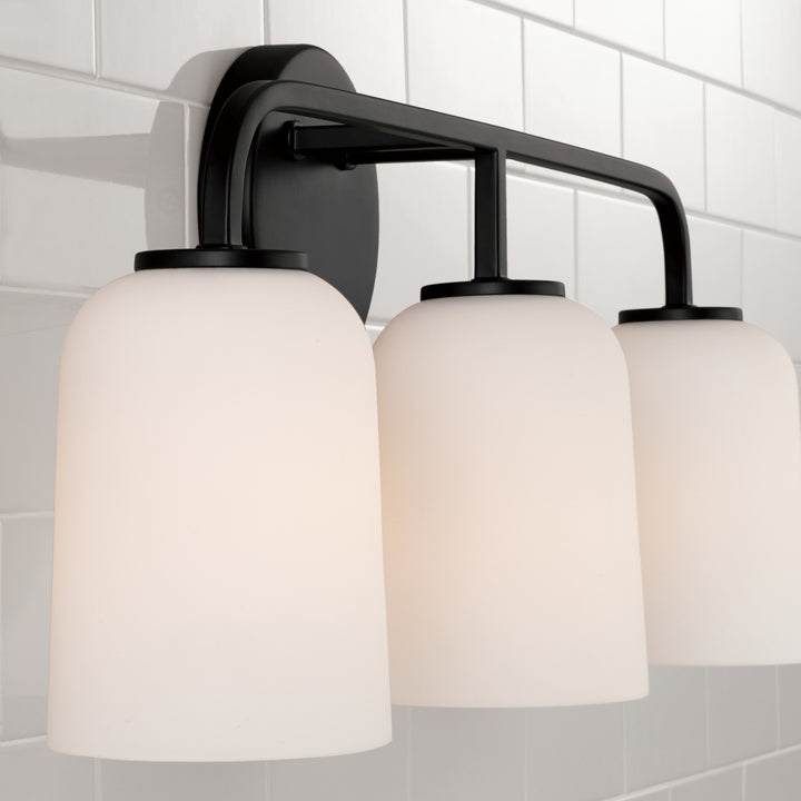 Capital Lawson 148831MB-542 Bath Vanity Light 24 in. wide - Matte Black
