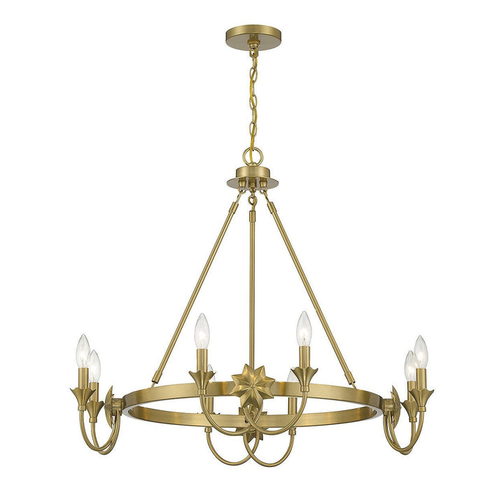 Savoy House Sullivan 1-2206-8-322 Chandelier Light - Warm Brass