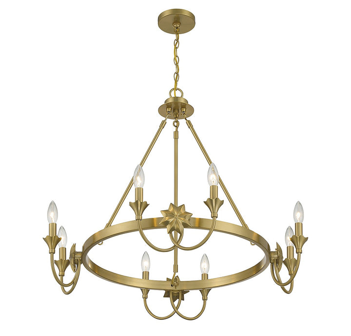 Savoy House Sullivan 1-2206-8-322 Chandelier Light - Warm Brass