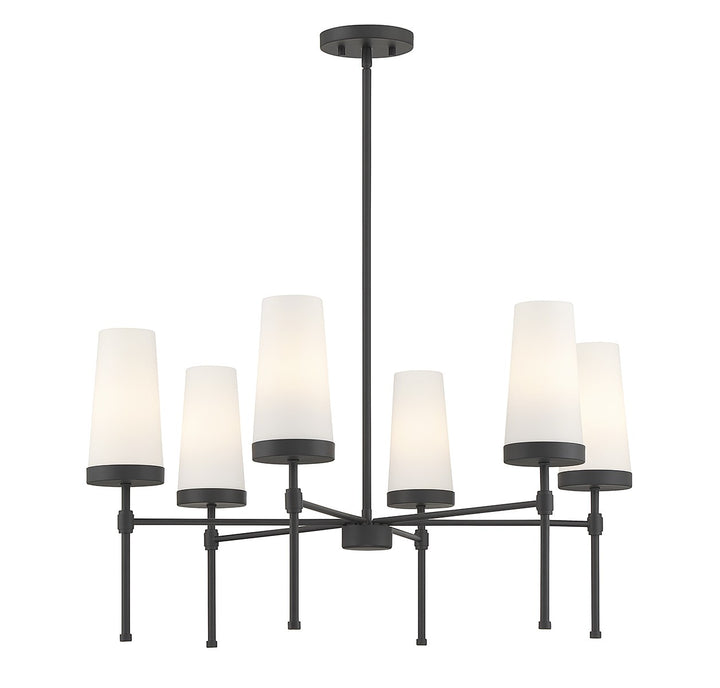 Savoy House Haynes 1-2802-6-89 Chandelier Light - Matte Black