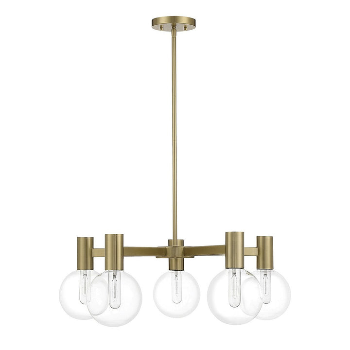 Savoy House Wright 1-3073-5-322 Chandelier Light - Warm Brass
