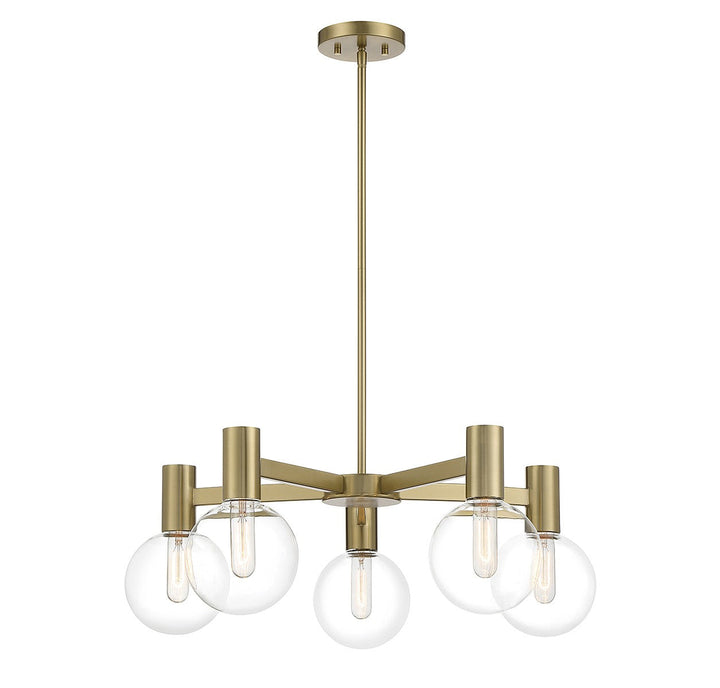 Savoy House Wright 1-3073-5-322 Chandelier Light - Warm Brass