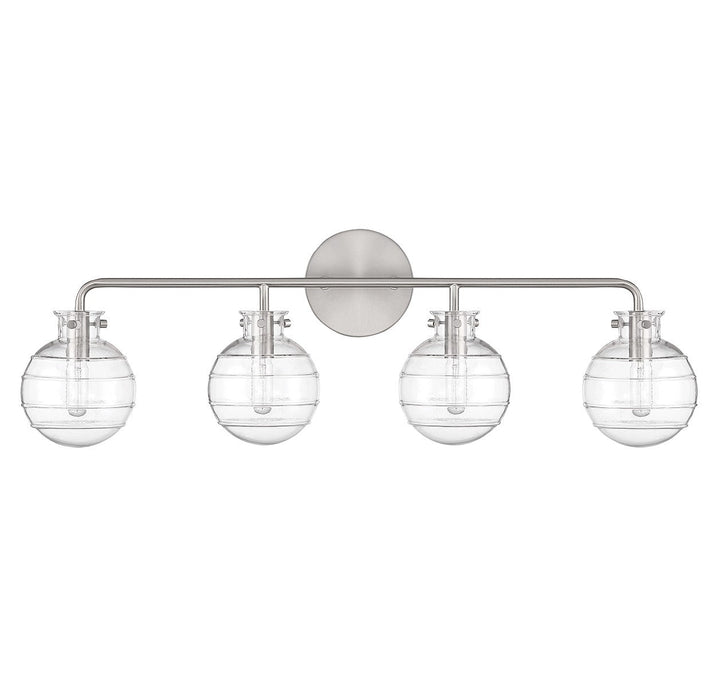 Savoy House Mason 8-4300-4-SN Bath Vanity Light 31 in. wide - Satin Nickel