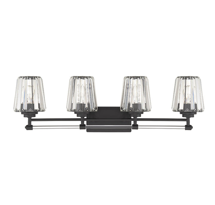 Savoy House Garnet 8-6001-4-BK Bath Vanity Light 32 in. wide - Matte Black