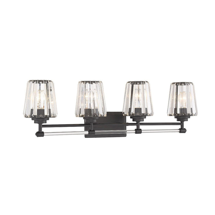 Savoy House Garnet 8-6001-4-BK Bath Vanity Light 32 in. wide - Matte Black