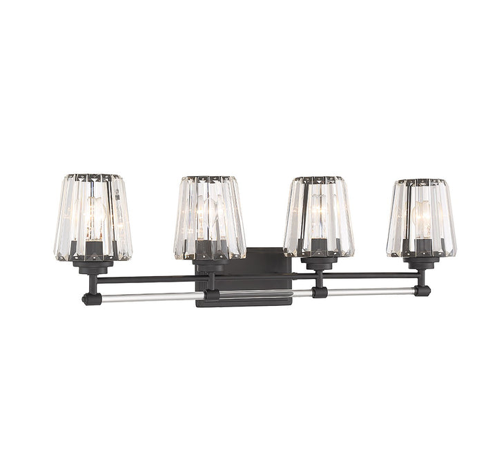 Savoy House Garnet 8-6001-4-BK Bath Vanity Light 32 in. wide - Matte Black