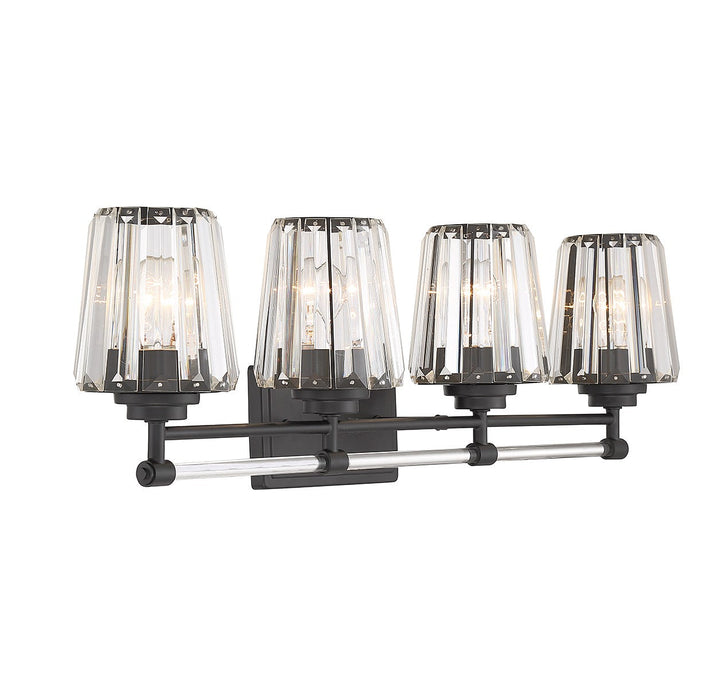 Savoy House Garnet 8-6001-4-BK Bath Vanity Light 32 in. wide - Matte Black