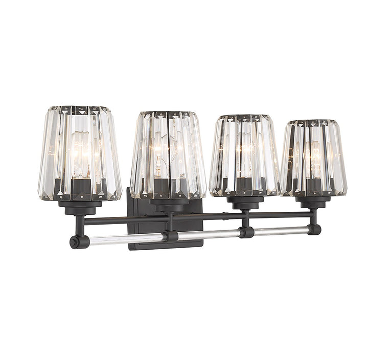 Savoy House Garnet 8-6001-4-BK Bath Vanity Light 32 in. wide - Matte Black