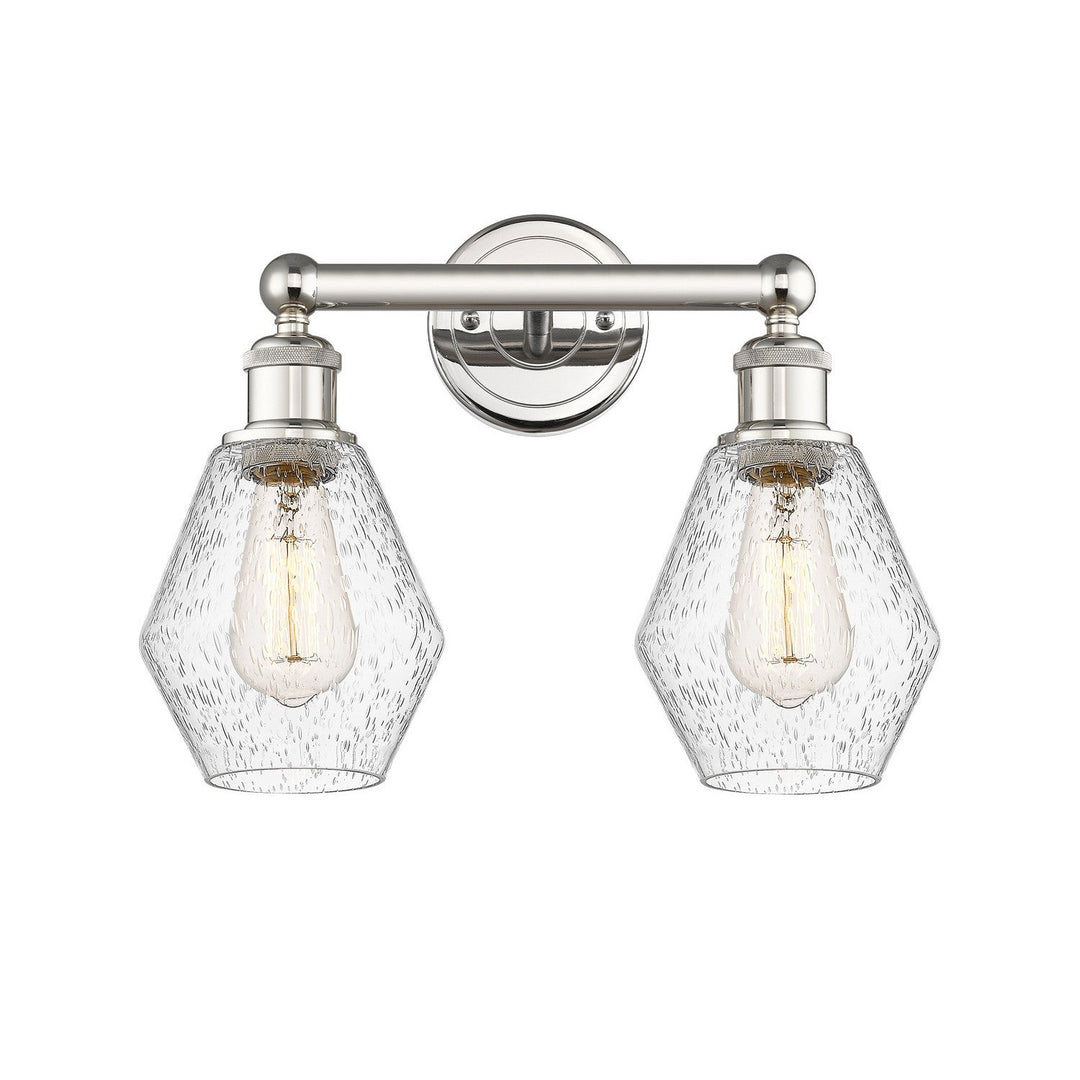 Innovations Edison 616-2W-PN-G654-6 Bath Vanity Light 15 in. wide - Polished Nickel