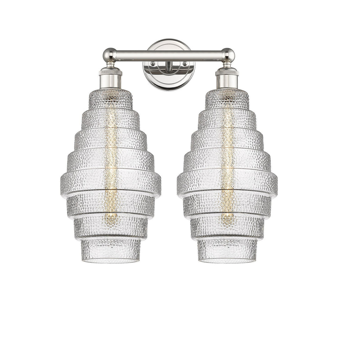 Innovations Downtown Urban 616-2W-PN-G672-8 Bath Vanity Light 17 in. wide - Polished Nickel