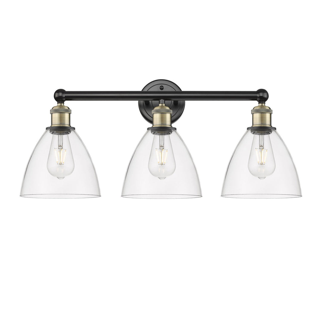 Innovations Edison 616-3W-BAB-GBD-752 Bath Vanity Light 26 in. wide - Black Antique Brass