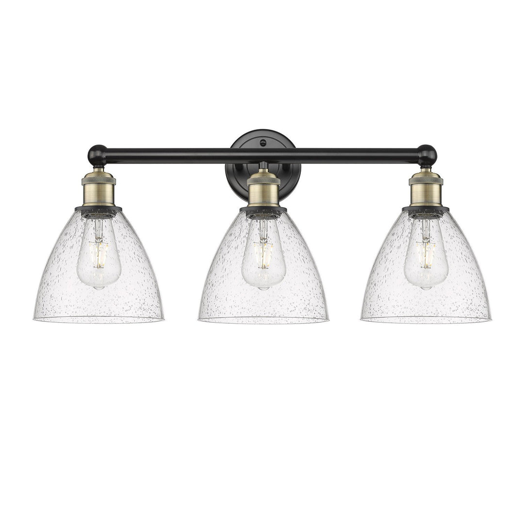 Innovations Edison 616-3W-BAB-GBD-754 Bath Vanity Light 26 in. wide - Black Antique Brass