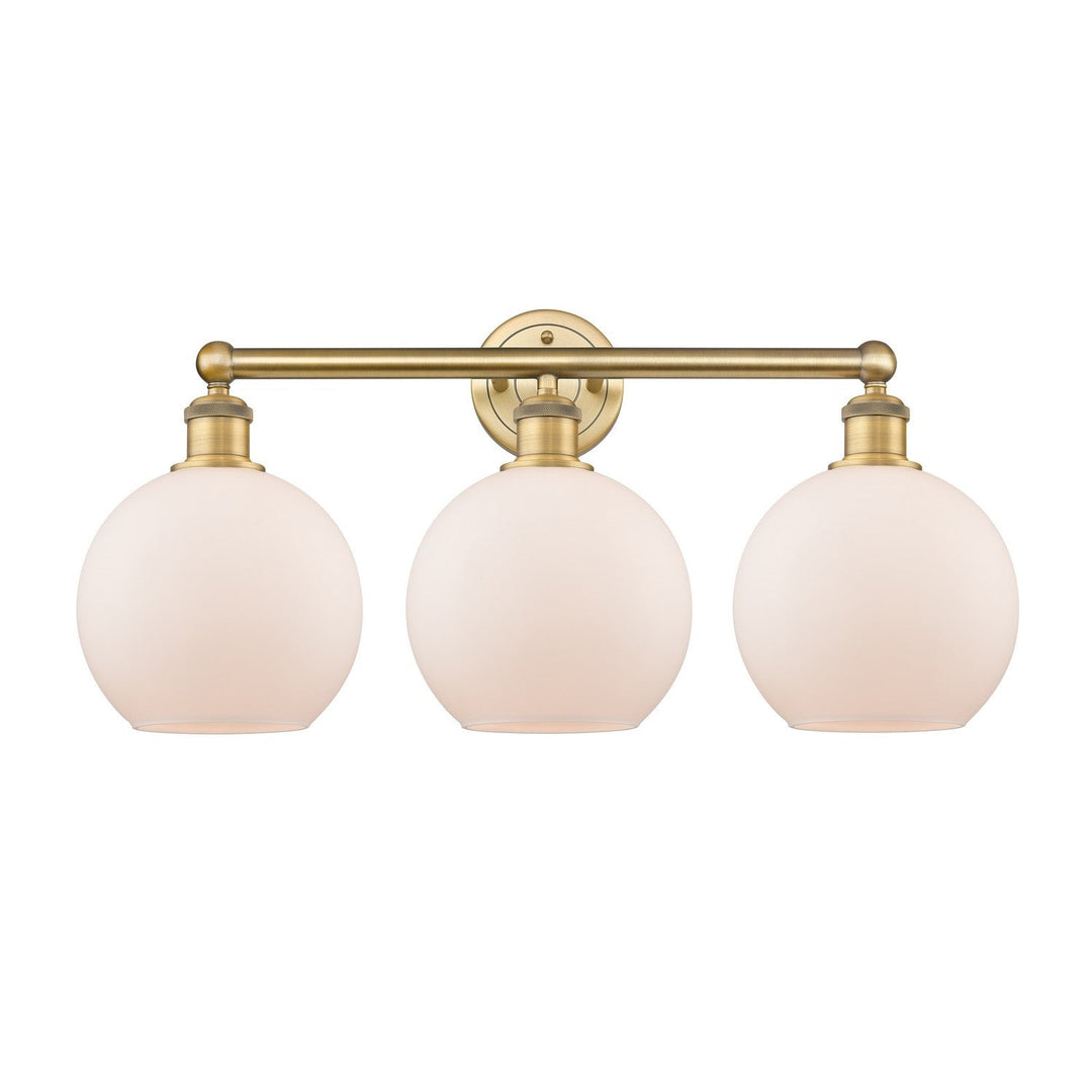 Innovations Downtown Urban 616-3W-BB-G121-8 Bath Vanity Light 26 in. wide - Brushed Brass