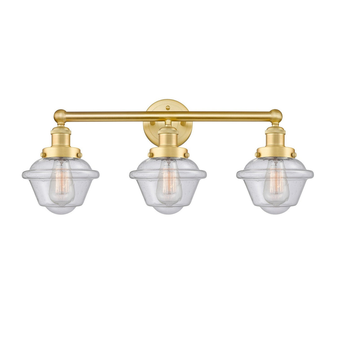 Innovations Edison 616-3W-SG-G534 Bath Vanity Light 25 in. wide - Satin Gold