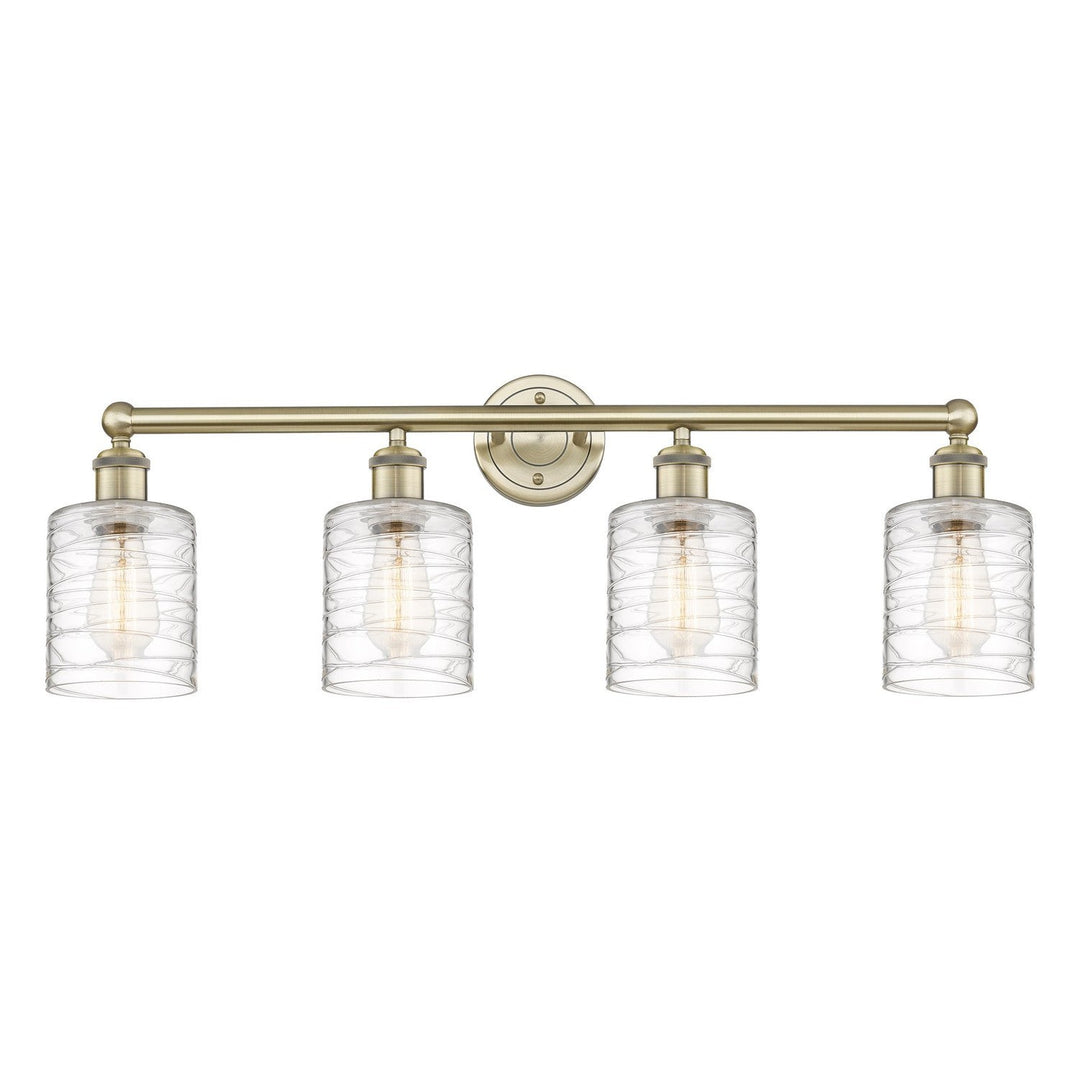Innovations Edison 616-4W-AB-G1113 Bath Vanity Light 32 in. wide - Antique Brass