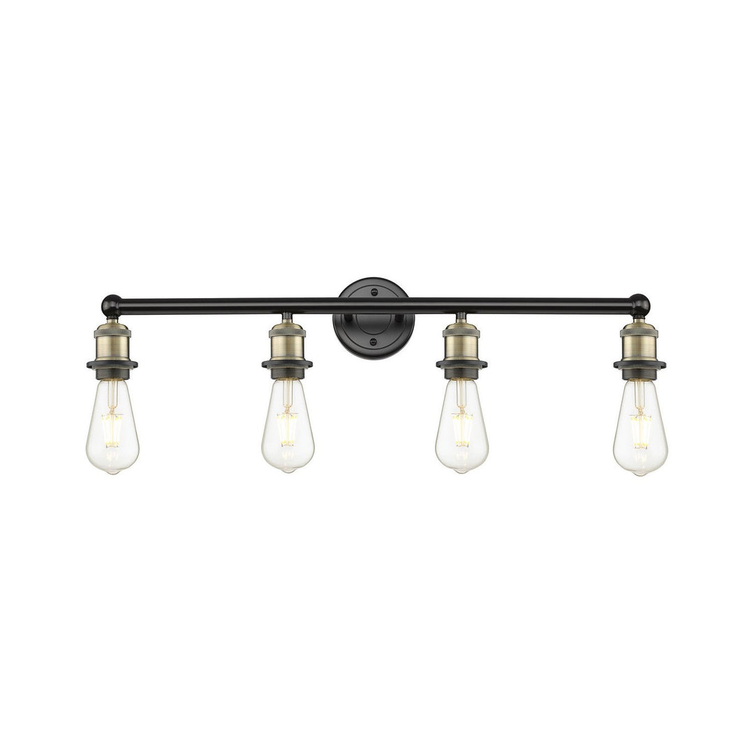 Innovations Downtown Urban 616-4W-BAB Bath Vanity Light 27 in. wide - Black Antique Brass
