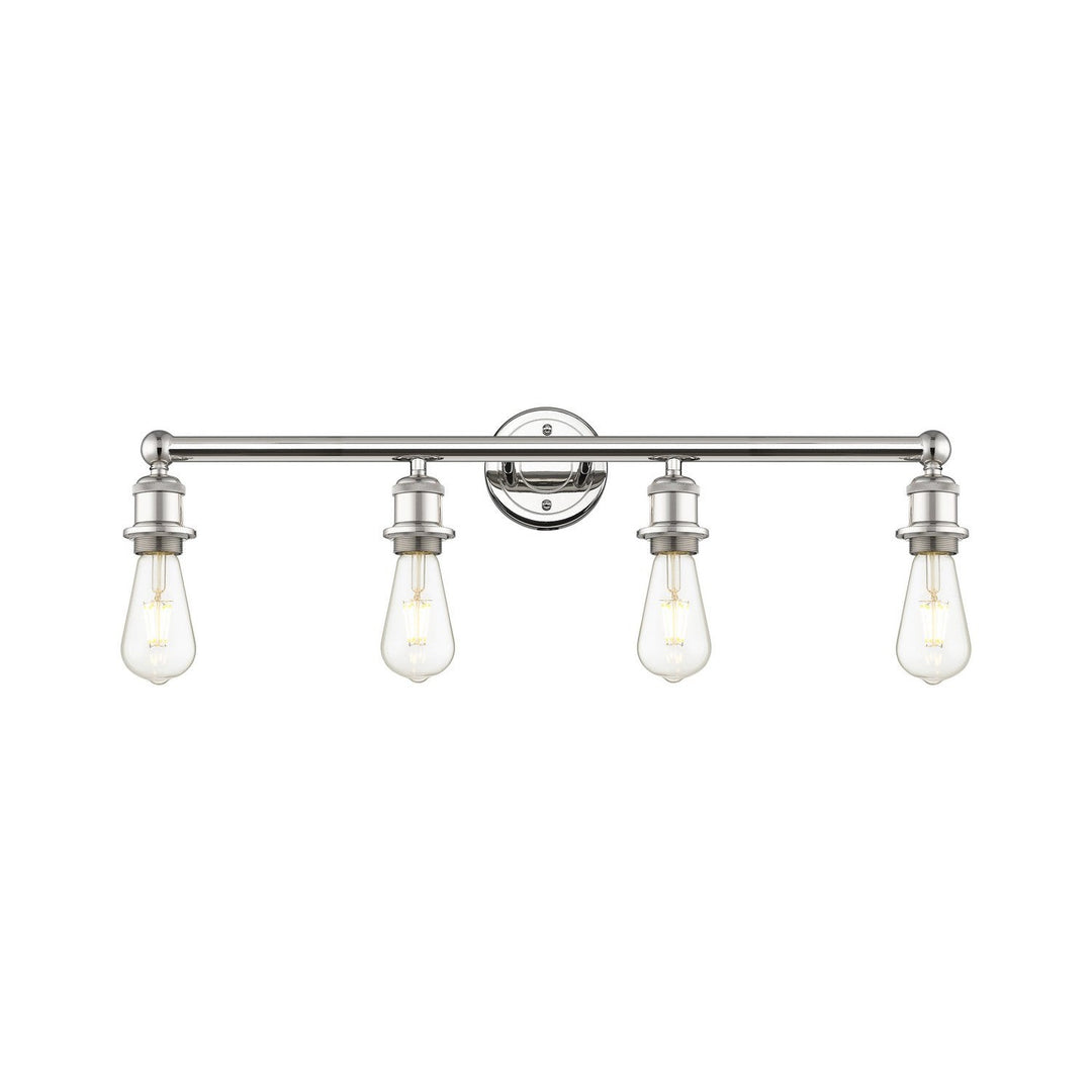 Innovations Downtown Urban 616-4W-PN Bath Vanity Light 27 in. wide - Polished Nickel