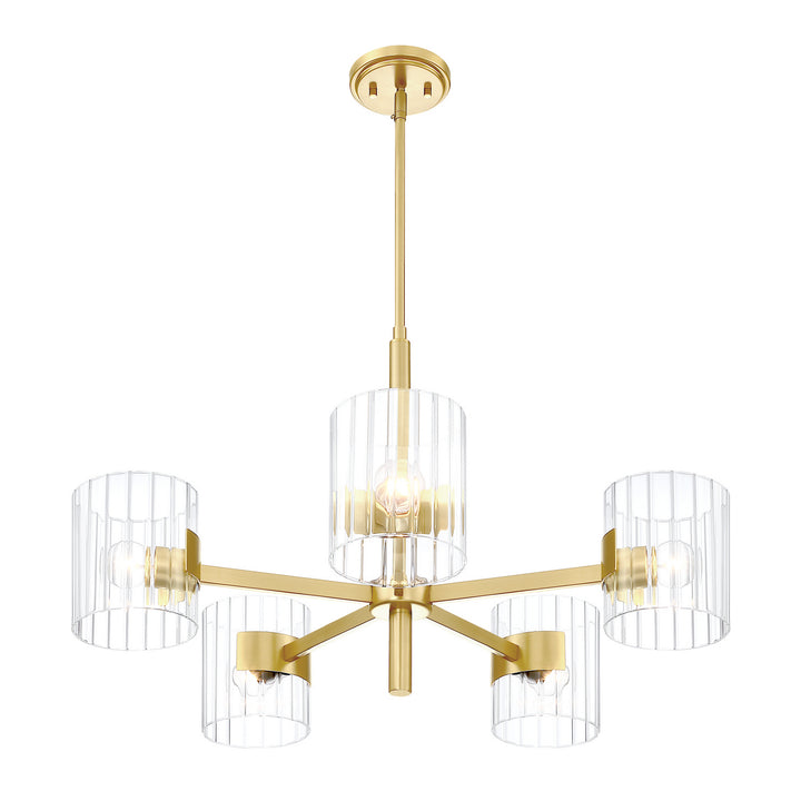 Designers Fountain Aries D284C-5CH-BG Chandelier Light - Brushed Gold