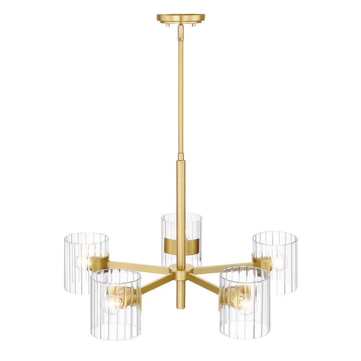 Designers Fountain Aries D284C-5CH-BG Chandelier Light - Brushed Gold