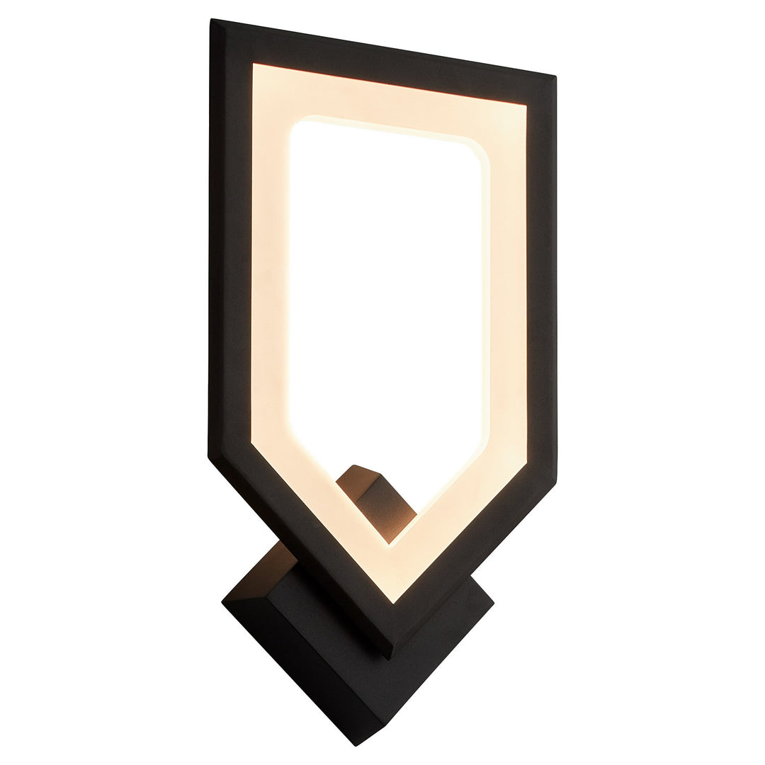Oxygen Aegis 3-59-15 Wall Sconce Light - Black
